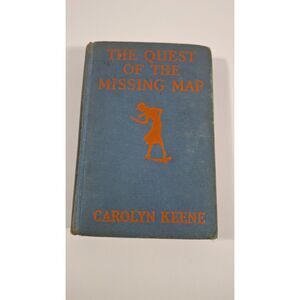 The Quest of the Missing Map, Carolyn Keene, hardcover, 1942, Nancy Drew, sleuth